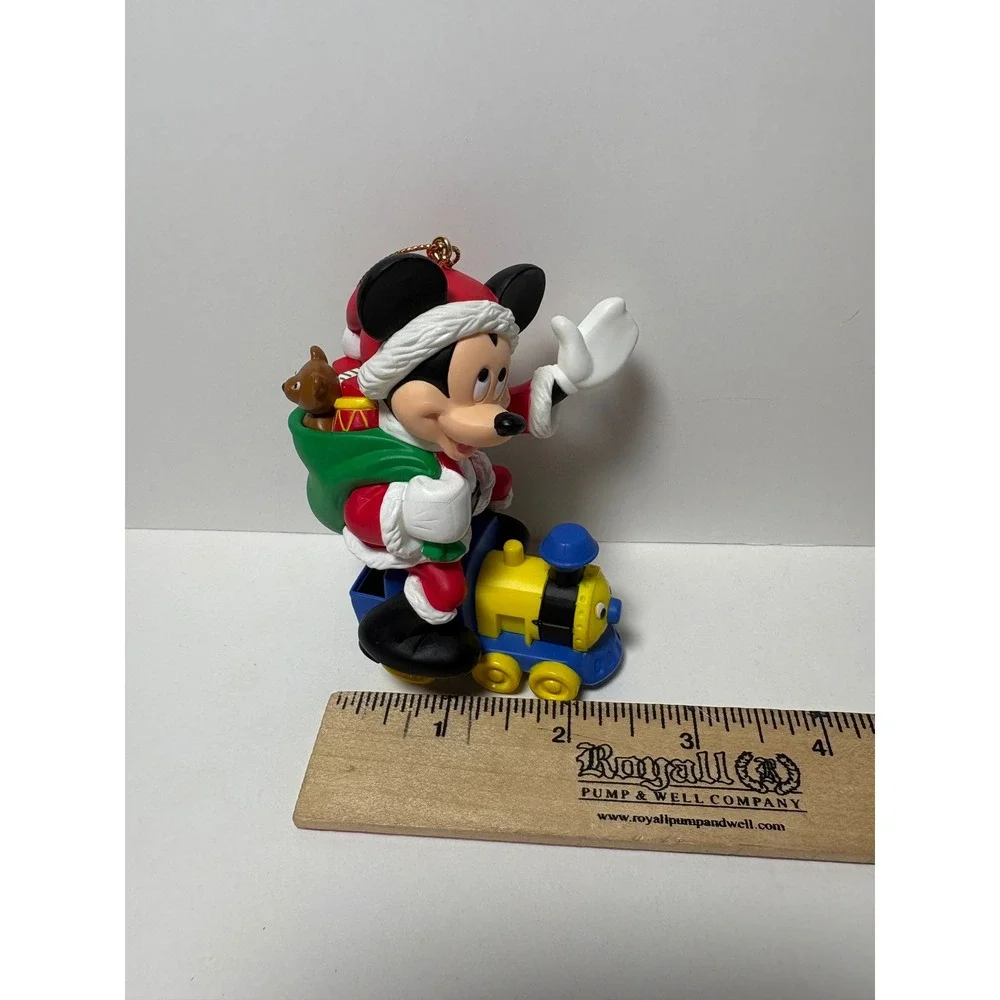 Disney Christmas Magic Mickey on Train Ornament Santa Mickey Mouse 26231 Boxed